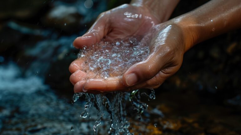 view-realistic-hands-touching-clear-flowing-water